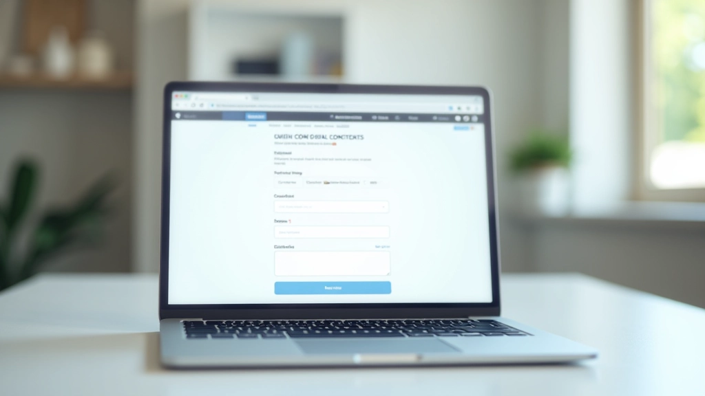 Modulo di consenso digitale e cookie banner su schermo di computer in studio medico moderno