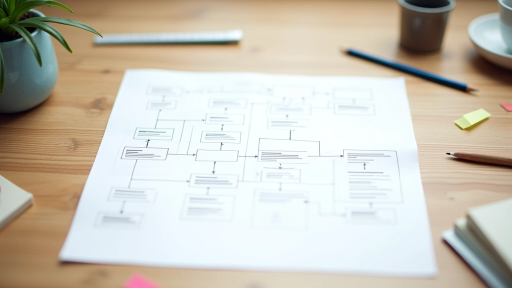 Diagramma di struttura di un portale pazienti con menu, dashboard, e sezioni organizzate logicamente