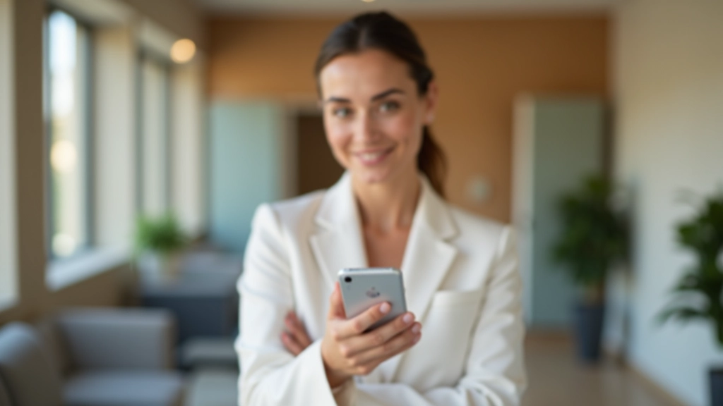 Persona che consulta il calendario di prenotazione su smartphone con interfaccia semplice e intuitiva